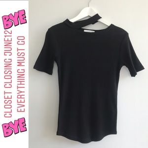 OAT + FORT TEE WITH COLLAR DETAIL